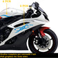 DualColorStampe Adesivi Compatibili con Yamaha R6 ANNO 2008 carena moto accessori stickers Motociclo colore a scelta BRO COD.M0280 a €34.99 solo da DualColorStampe