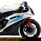 DualColorStampe Adesivi Compatibili con Yamaha R6 ANNO 2008 carena moto accessori stickers Motociclo colore a scelta DUAL COD.M0281 a €25.99 solo da DualColorStampe