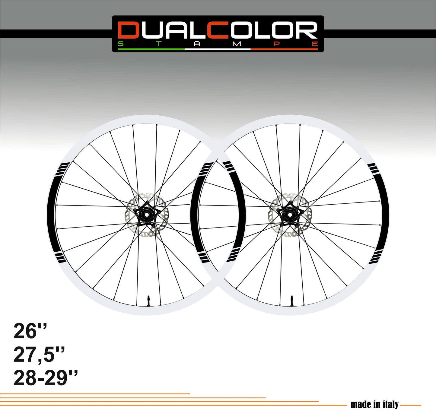 DualColorStampe Adesivi Compatibili con CANYON Cerchi Bici 26'' - 27,5'' - 28-29'' Pollici Ruota Bici MTB Bike Stickers Cerchi MTB B0028 a €10.00 solo da DualColorStampe