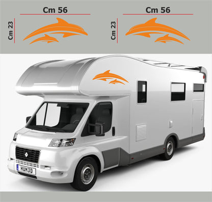 DualColorStampe Adesivi per Camper Compatibili con Adria Arca Bürstner Carthago Chausson Elnagh Mclouis Caravan Motorhome roulotte COD.0208 a €24.99 solo da DualColorStampe