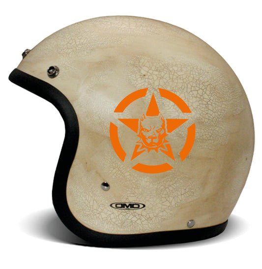 DualColorStampe Adesivi per casco moto motorino Helmet universale Stripes Strisce Design sportivo stickers STELLA PITTBUL COD.C0062 a €10.99 solo da DualColorStampe