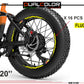 DualColorStampe Adesivi Cerchi Bici FAT BIKE 20'' Pollici Ruota Bici accessori Fat bike MTB Stickers Cerchi BANDIERA BELGIO- B0129 a €10.00 solo da DualColorStampe