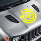DualColorStampe Adesivo compatibile con Jeep Renegade Cofano - Fuoristrada 4X4 Fiancate Portiera anteriore Offroad Adesivi Stickers AUTO Decal Teschio spada 0344 a €37.99 solo da DualColorStampe