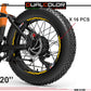DualColorStampe Adesivi Cerchi Bici FAT BIKE 20'' Pollici Ruota Bici accessori Fat bike MTB Stickers Cerchi BANDIERA FRANCESE FRANCIA- B0126 a €10.00 solo da DualColorStampe