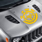 DualColorStampe Adesivo compatibile con Jeep Renegade Cofano - Fuoristrada 4X4 Fiancate Portiera anteriore Offroad Adesivi Stickers AUTO Decal Teschio spada 0344 a €35.99 solo da DualColorStampe