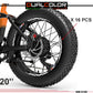 DualColorStampe Adesivi Cerchi Bici FAT BIKE 20'' Pollici Ruota Bici accessori Fat bike MTB Stickers Cerchi BANDIERA FRANCESE FRANCIA- B0126 a €10.00 solo da DualColorStampe