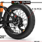 DualColorStampe Adesivi Cerchi Bici FAT BIKE 20'' Pollici Ruota Bici accessori Fat bike MTB Stickers Cerchi BANDIERA BELGIO- B0129 a €10.00 solo da DualColorStampe