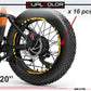 DualColorStampe Adesivi Cerchi Bici FAT BIKE 20'' Pollici Ruota Bici accessori Fat bike MTB Stickers Cerchi Scheggiato - B0090 a €10.00 solo da DualColorStampe