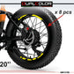 DualColorStampe Adesivi Cerchi Bici FAT BIKE 20'' Pollici Ruota Bici accessori Fat bike MTB Stickers Cerchi - B0084 a €15.99 solo da DualColorStampe