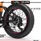 DualColorStampe Adesivi Cerchi Bici FAT BIKE 20'' Pollici Ruota Bici accessori Fat bike MTB Stickers Cerchi BANDIERA FRANCESE FRANCIA- B0126 a €10.00 solo da DualColorStampe
