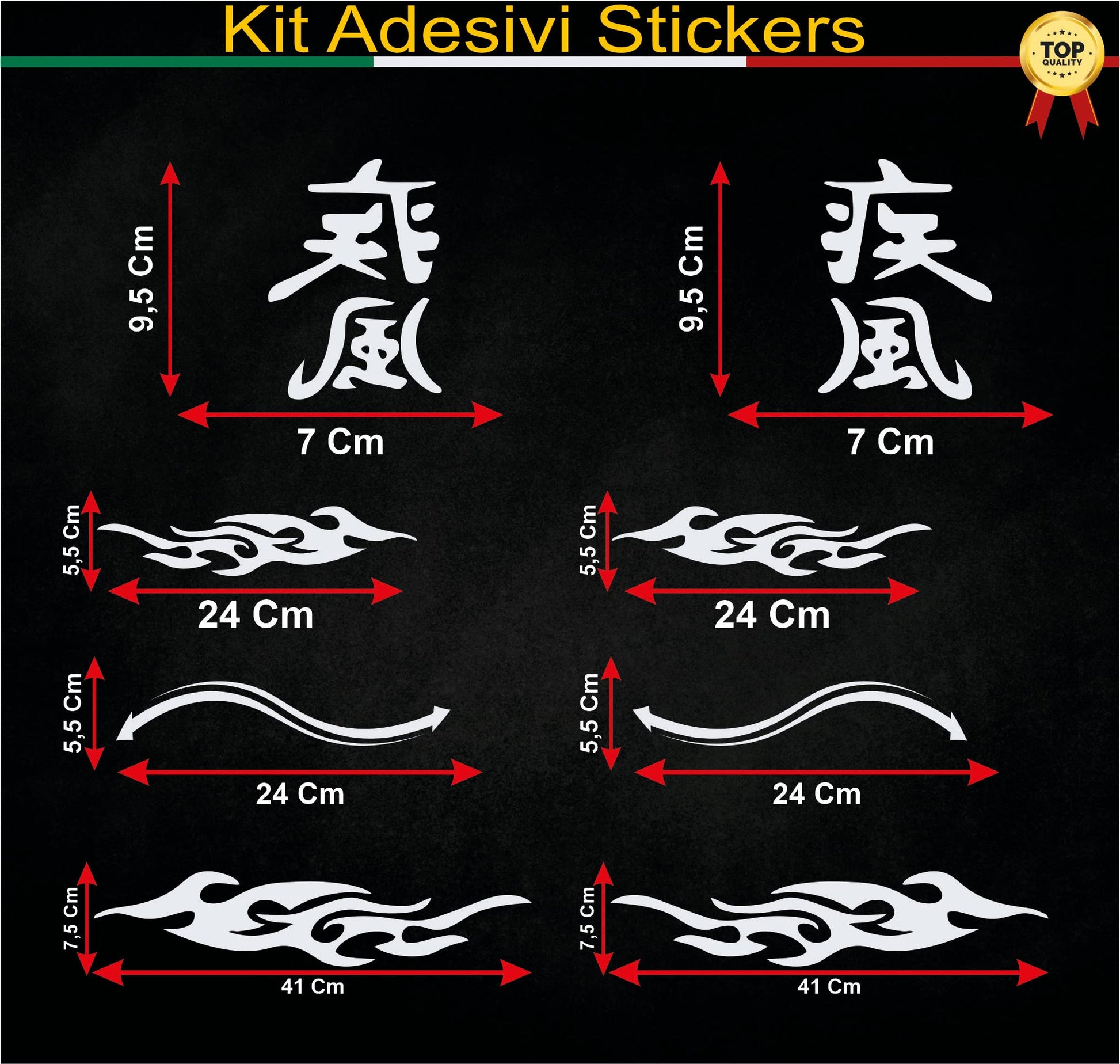 Stickers KIT BOOSTER MBK ROAD - , Stickers - Autocollants