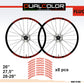 DualColorStampe Adesivi Cerchi Bici 26'' - 27,5'' - 28-29'' Pollici Ruota Bici MTB Bike Stickers Cerchi MTB accessori MTB greco doppio B0045 a €10.00 solo da DualColorStampe