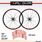 DualColorStampe Adesivi Cerchi Bici 26'' - 27,5'' - 28-29'' Pollici Ruota Bici MTB Bike Stickers Cerchi MTB B0059 a €10.00 solo da DualColorStampe