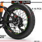 DualColorStampe Adesivi Cerchi Bici FAT BIKE 20'' Pollici Ruota Bici accessori Fat bike MTB Stickers Cerchi BANDIERA GERMANIA TEDESCA - B0138 a €10.00 solo da DualColorStampe