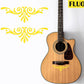 DualColorStampe Adesivi per chitarra classica elettrica basso motivo tribale (kit da 2 pezzi) decalcomania per chitarra - X0003 a €13.99 solo da DualColorStampe